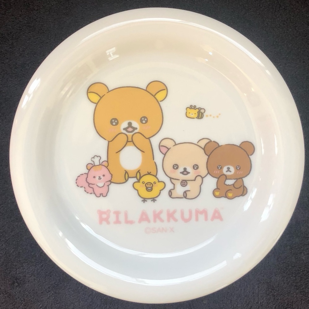 Rilakkuma San-X 2024 Collector Ceramic Plate New In Box Red
